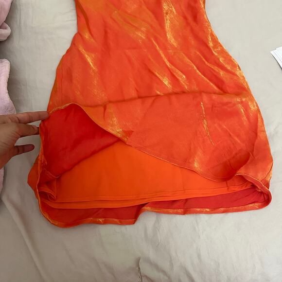 White Fox Boutique Orange Mini Dress - Picture 13 of 16